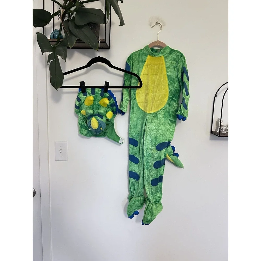NWOT Spooktacular Creations Toddler Triceratops Dinosaur Halloween Costume 3T